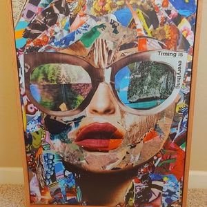 Oliver Gal, 30 x 40 "Timing Is Everything" Framed